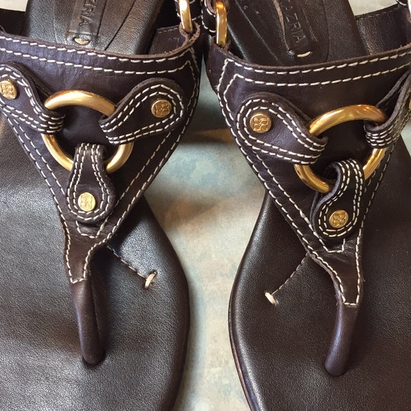 BCBG Max Azria leather sandals (sz 8 1/2) - Picture 5 of 11